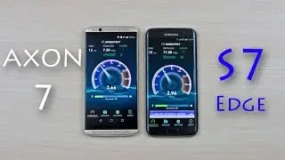 ZTE Axon 7 vs Samsung Galaxy S7 Edge - Speed Test Comparison Review! (Curiosity Test)