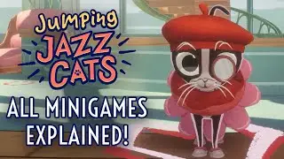 Jumping Jazz Cats | All Mini-Game Deep Dives | Cat Parkour Party Game Explained!