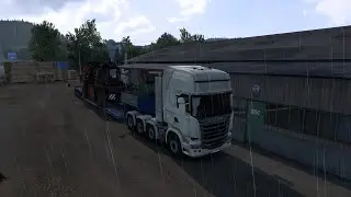 Euro Truck Simulator 2 - 54 Tons of Power 💪 | Hauling a Log Stacker from Graz to Rostock