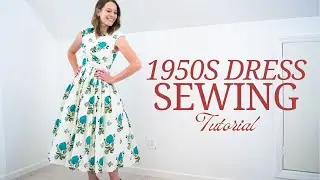 1950s Dress Sewing Tutorial #1950sdress