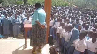 St Jude's school Masaka, a moving welcome
