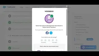 Talent Recruitment Management Data Model in Public Sector Solutions in Trailhead Salesforce 2025!