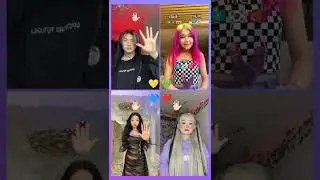 TT Dance Ten Yujin vs Luna Mccall vs Nesta Kim vs Kika Kim #TikTok #Shorts #Vs #XO