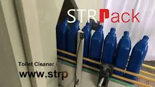 Toilet cleaner disinfectant filling machine