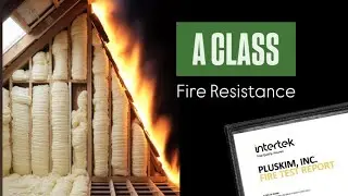 Spray foam with Class A fire resistance! @IntertekGroup  #sprayfoam #fireresistance #aclass #usa 