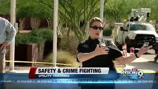 Police and utility workers train together for scene safety