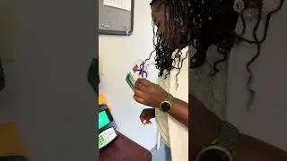 Latoya demonstrates how to clock in on Paycom