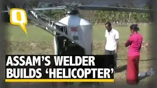 Class Three Pass Out Welder Builds His Own Helicopter in Assam