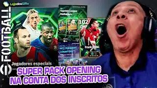 eFootball 2026 | SUPER Pack Opening GIROS VARIADOS no JOAIMA/TIMED/imanoK e CONTAS dos inscritos!