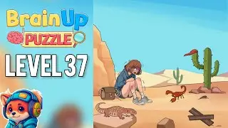 Brain Up Drama Puzzle &ndash; Level 37 help the girl survive Walkthrough Solutions iOS / Android Gameplay