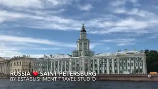 video Saint-Peterburg canals, Neva rivers boat trip