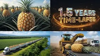 Billion-Dollar Tech: AI Powering Indonesia&rsquo;s Massive Honey Pineapple Harvest 🍍🏗️ #FutureFarming