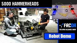 Dye-Rotor Demo & Auto Simulation | 5000 HAMMERHEADS | FRC REBUILT