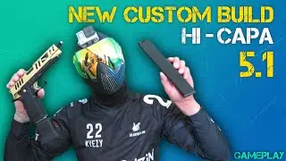NEW CUSTOM GOLDMATCH HI-CAPA GAMEPLAY WITH X9 HPA ADAPTER | COMBAT CITY