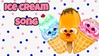 Ice cream song | nursery rhymes | Learn flavors and colors | learning videos for toddlers fun #food