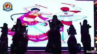 GARBA DANCE #Krishnaveni talent school #kattedhan branch #annualday #class 07