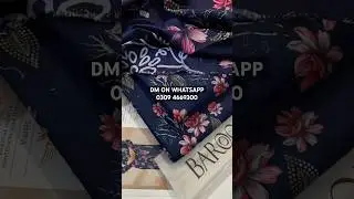 BAROQUE BRAND KHADDAR 3 piece 2025 collection #shorts