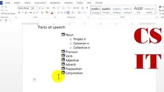 Bullet and numbering Ms word 2013