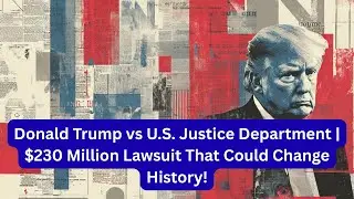 Donald Trump vs U.S. Justice Department | $230 Million Lawsuit That Could Change History!