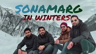 Sonamarg in winters under white blanket of Snow ❄️🌨️. credits:- War Mohsin.