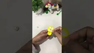 crochet flower diy#crochet #handmade #diy#cute #shorts #youtubeshorts