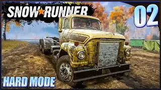 I-am pus AWD si a primit botezul noroiului  - SNOWRUNNER [Hard Mode] - E02
