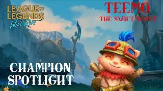 TEEMO CHAMPION SPOTLIGHT | LEAGUE OF LEGEND WILD RIFT