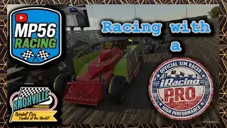 Racing with a Pro and still slow | iRacing Dirt Oval Official