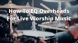 Behringer X32 How To EQ Drum Overheads