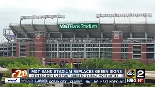 Знаки стадиона M&T Bank заменены