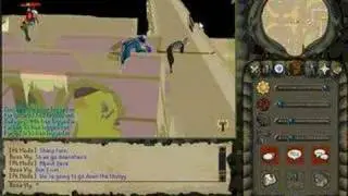 Skiing in Runescape