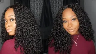 THIS IS CURLY HAIR GOALS! Kinky Curly Hair Install Review | SVT Hair Mall