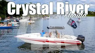 A Boating Weekend on Crystal River by Drone [4K]