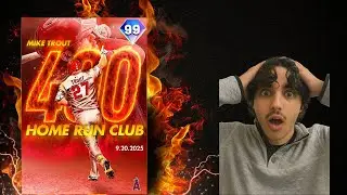 MIKE TROUT 99 OVERALL DEBUT 🔥🔥🔥