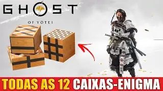 Ghost of Yotei Todas as Caixas Enigma dos Nove Caudas (Troféu Raposa Astuta)