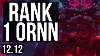 ORNN vs GNAR (TOP) | Rank 1 Ornn, Rank 3, 9/3/17 | TR Challenger | 12.12