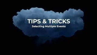 Vegas Pro Tips & Tricks   Select Multiple Events