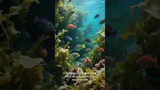 The sea has no land, just floating Weeds