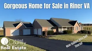 SOLD - Gorgeous Home for Sale in Riner VA - Near Auburn Hills Golf Course - VA Real Estate