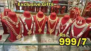 Wholesale/Retail Bumper OFFERs 50% OFF on AD CZ Collection ₹999/5 Sets Bridal Fancy Designs Handbags