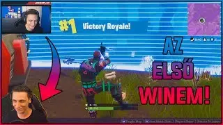 😂 REAKCIÓ AZ ELSŐ FORTNITE WINEMRE 😂