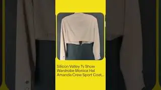 Silicon Valley Tv Show Wardrobe Monica Hal Amanda Crew Sport Coat (S/M)