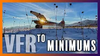 VFR To Minimums - a Relaxing Flight in Utah