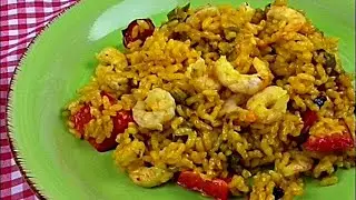 Готовлю 3 раза в месяц / Рис с креветками вкусный рецепт / из минимума ингредиентов (мой способ)