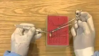 Interrupted Suturing Practice - Dental / Medical / Surgical Technique by Stuart Orton-Jones