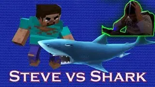 Minecraft - Steve VS Sharks Mini Game
