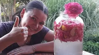 Trandafirată cel mai bun suc natural rețetă veche si foarte simplă ( suc de Trandafir )