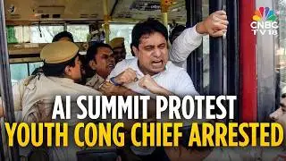 Youth Congress Chief Arrested Over AI Summit 'Topless' Protest | AI Impact Summit Row | N18V