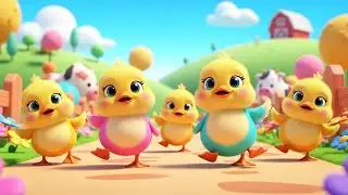 Farm Adventure! Five Little Ducks Search for Their Mom 🦆🚜 | Counting Song for Kids