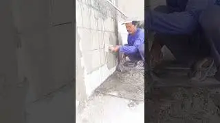 stair railing plastering process